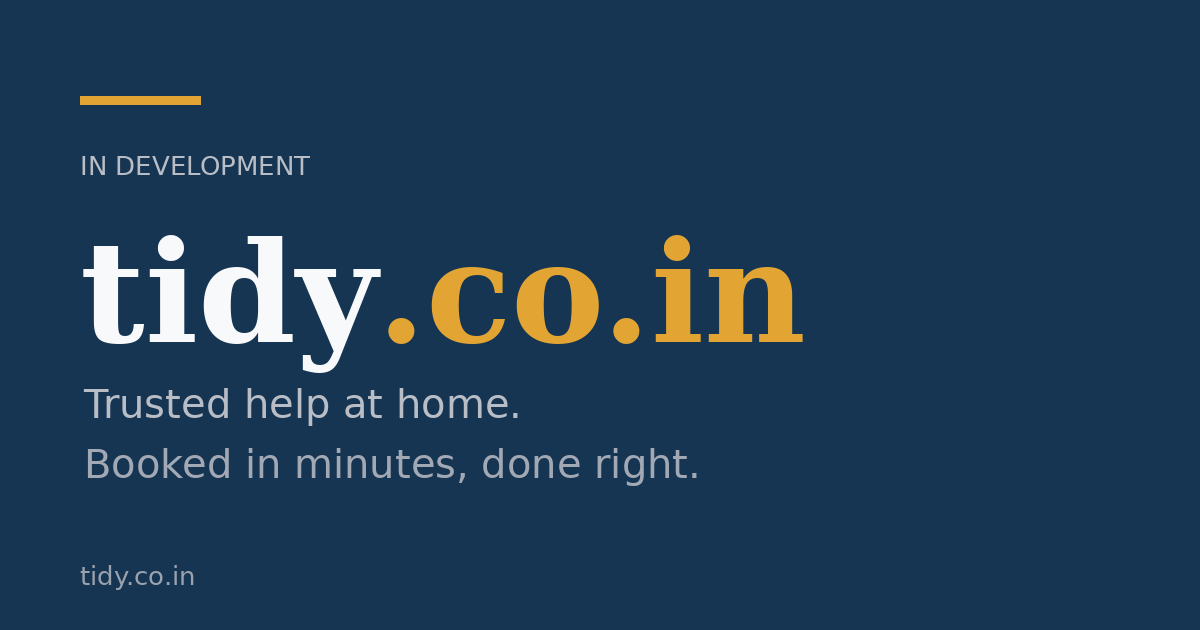 Link preview image for tidy.co.in